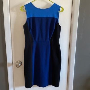 Blue Colorblock LOFT dress